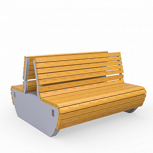 Диван уличный Nesso с USB зарядкой 01.502.Э
